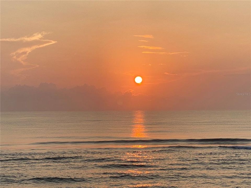 sunrise over ocean