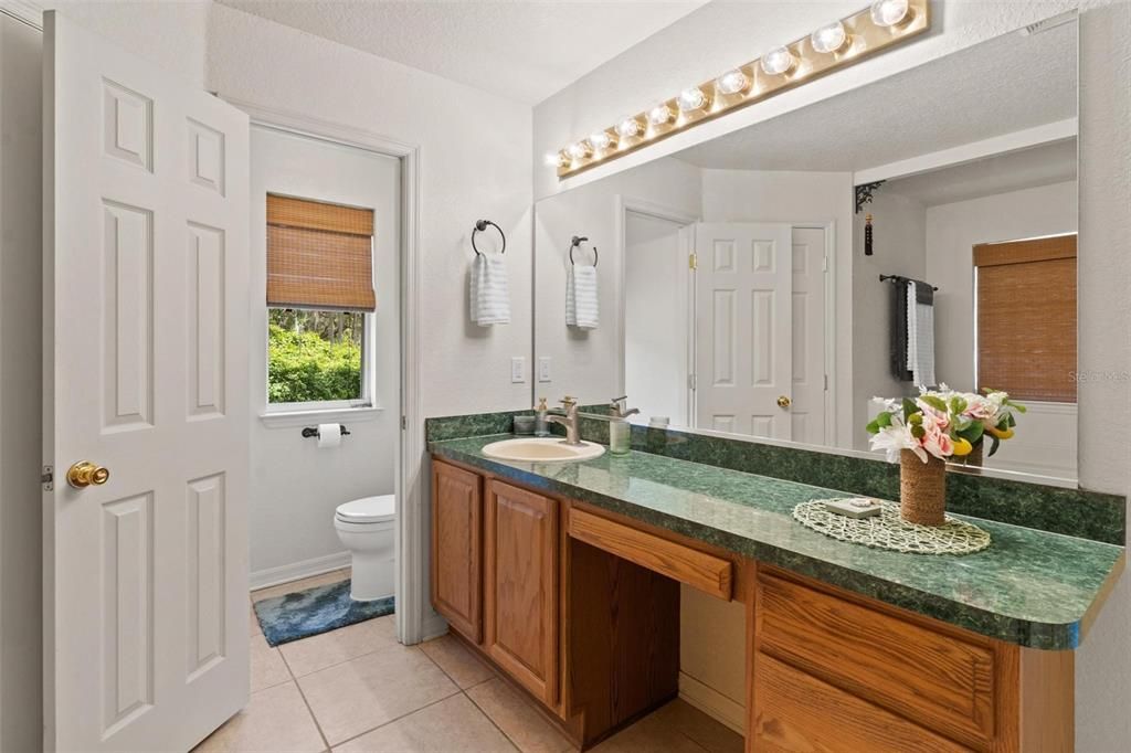 Primary Bath with Water Closet and Large Vanity