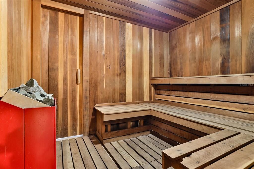 Sauna in Club House