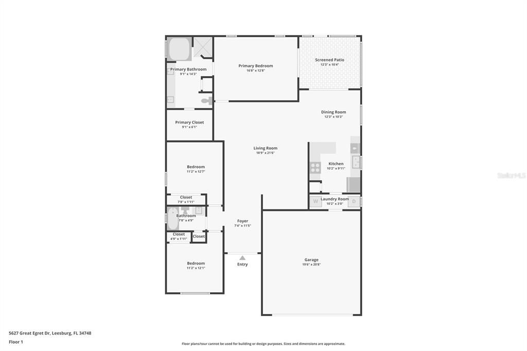 Active With Contract: $315,000 (3 beds, 2 baths, 1556 Square Feet)
