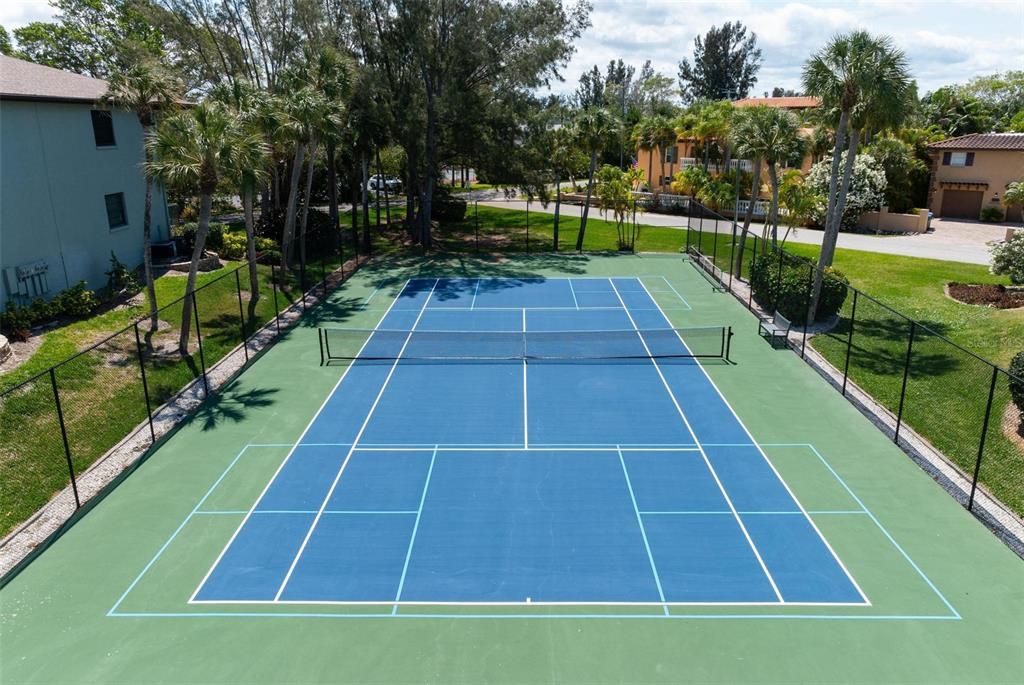 Tennis courts and pickleball!
