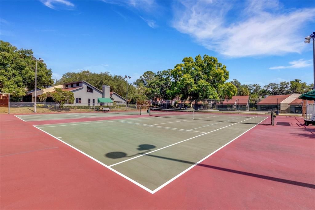 tennis courts