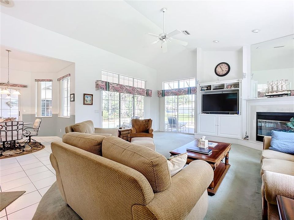 Family Room open to Kitchen.