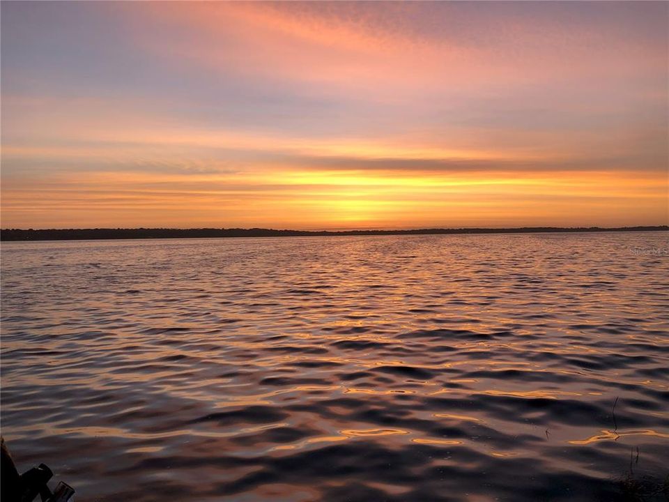 sunrise over Lake Louisa