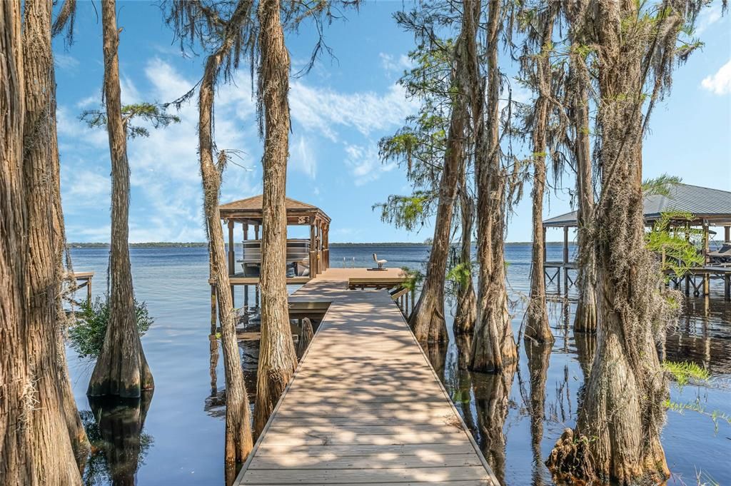 Dock view to lake from 12012 Barker Griffin