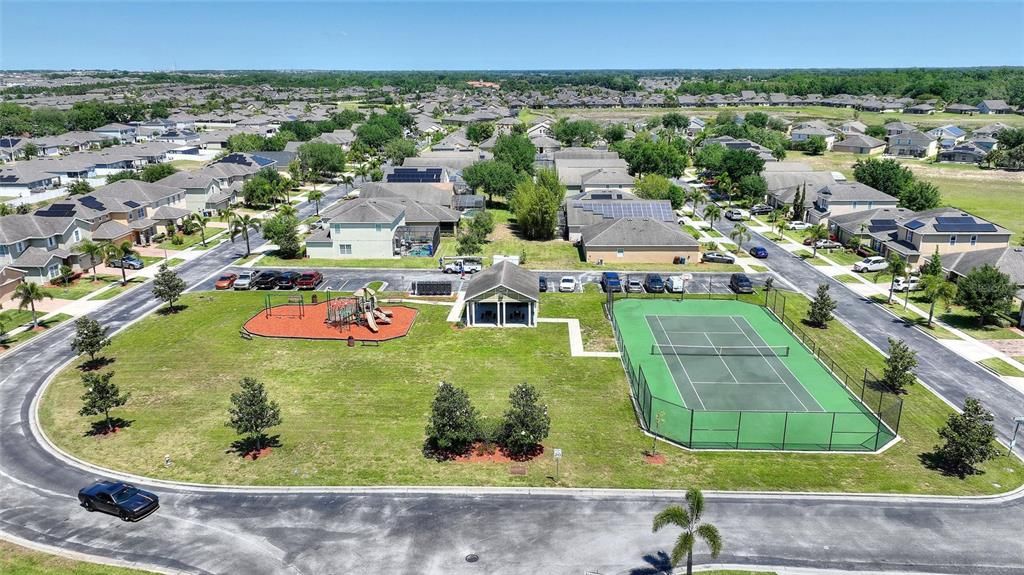 View of the Clubhouse and Amenities