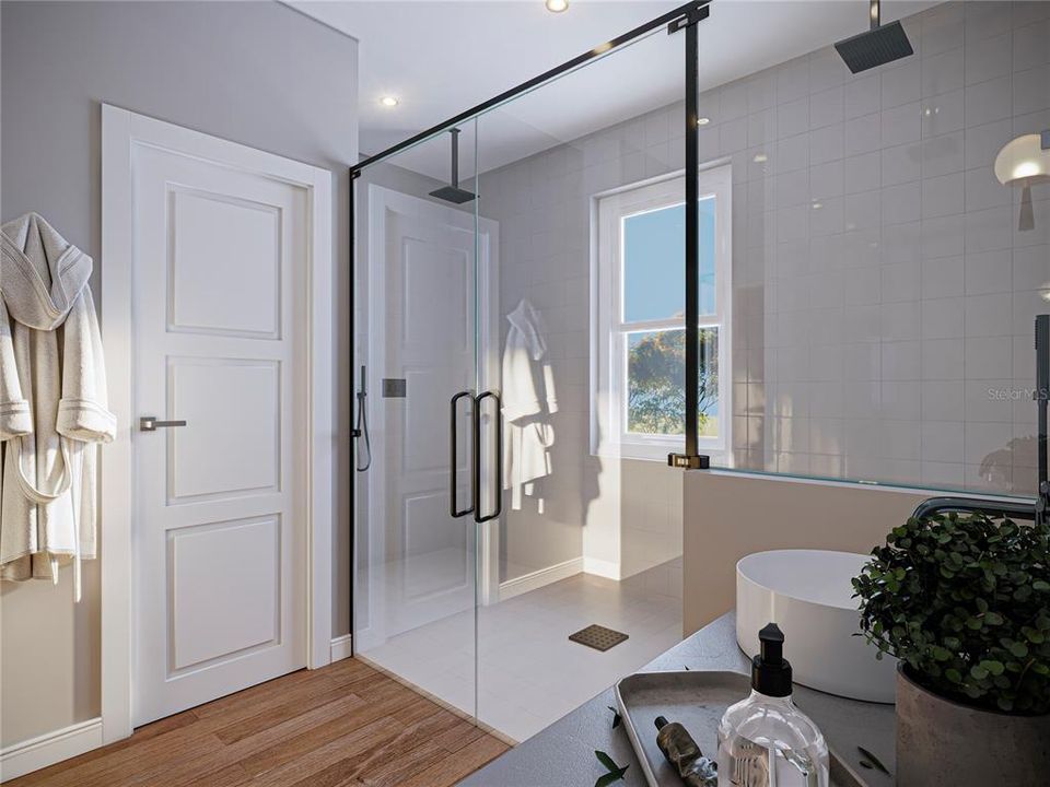 Model Master Bathroom Shower