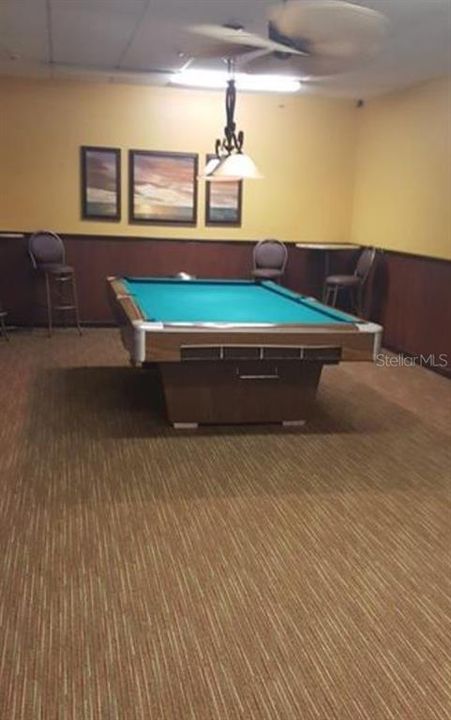 Pool table room