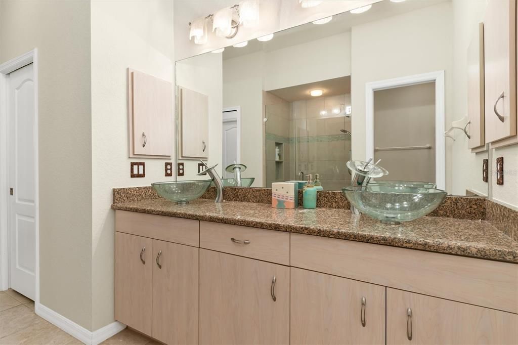 Primary Bathroom with double vanity 602 Casa Del Lago, Venice, FL, 34292