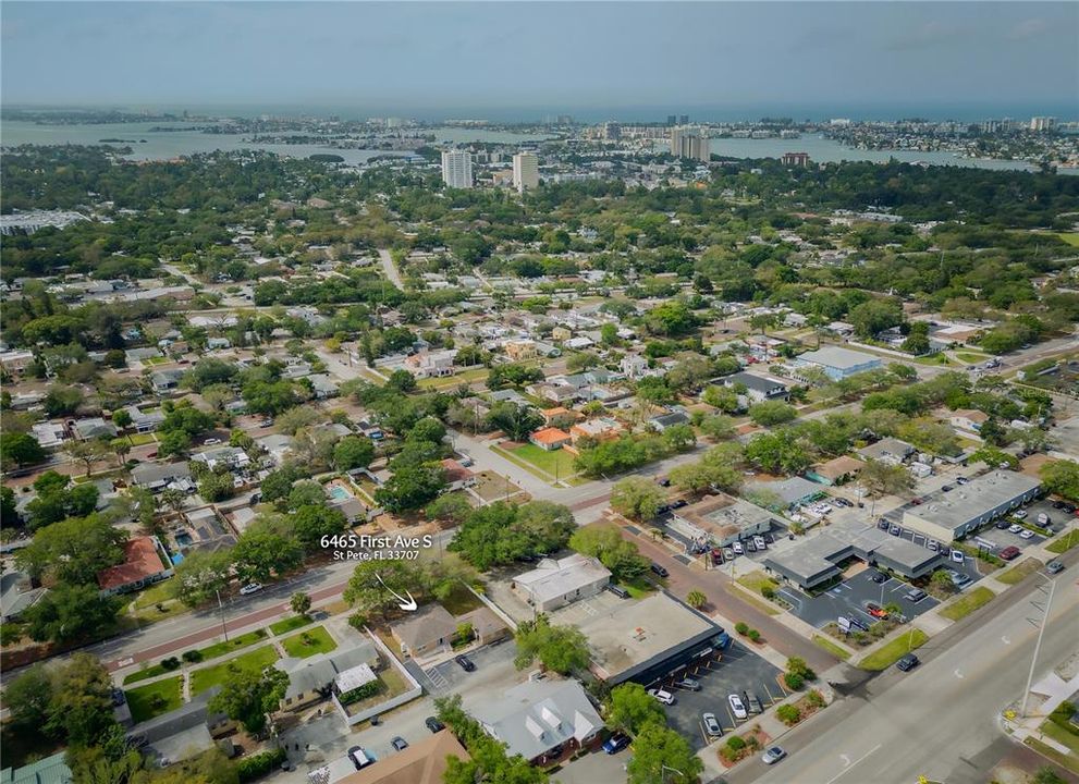 Central location between Downtown St. Pete, the beaches, South Pasadena, and Gulfport. Easily accessible from all directions.