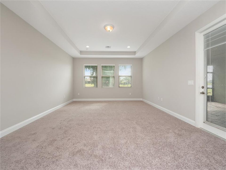 Master Bedroom - leads to large patio