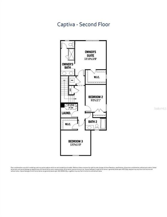 Second Floor Floorplan