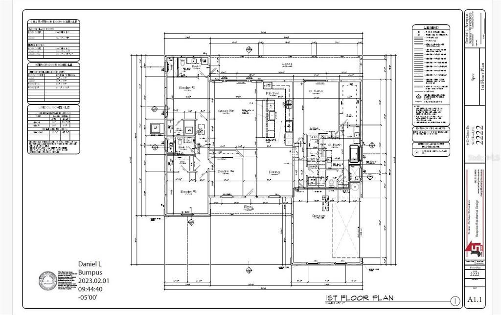 Floor Plan, but with a Front-Entry Garage