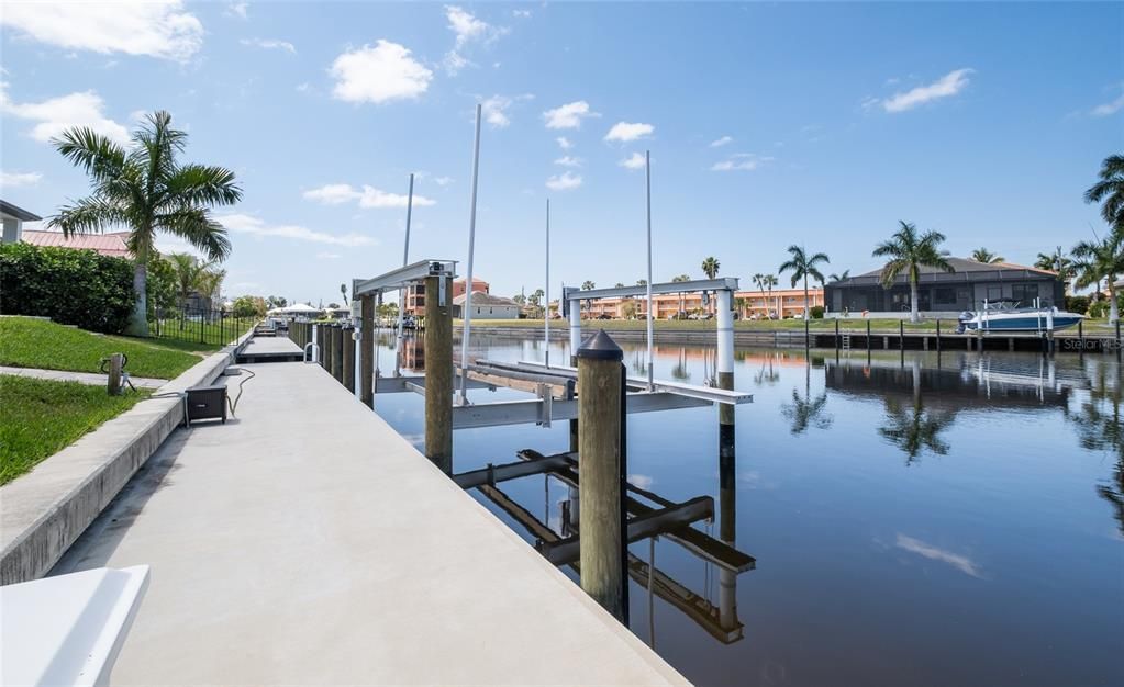 Dock and 14,000 lb. Boat Lift