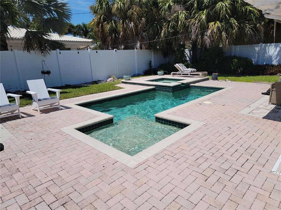 Pool and deck area