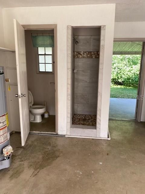 2nd bathroom in garage separate shower