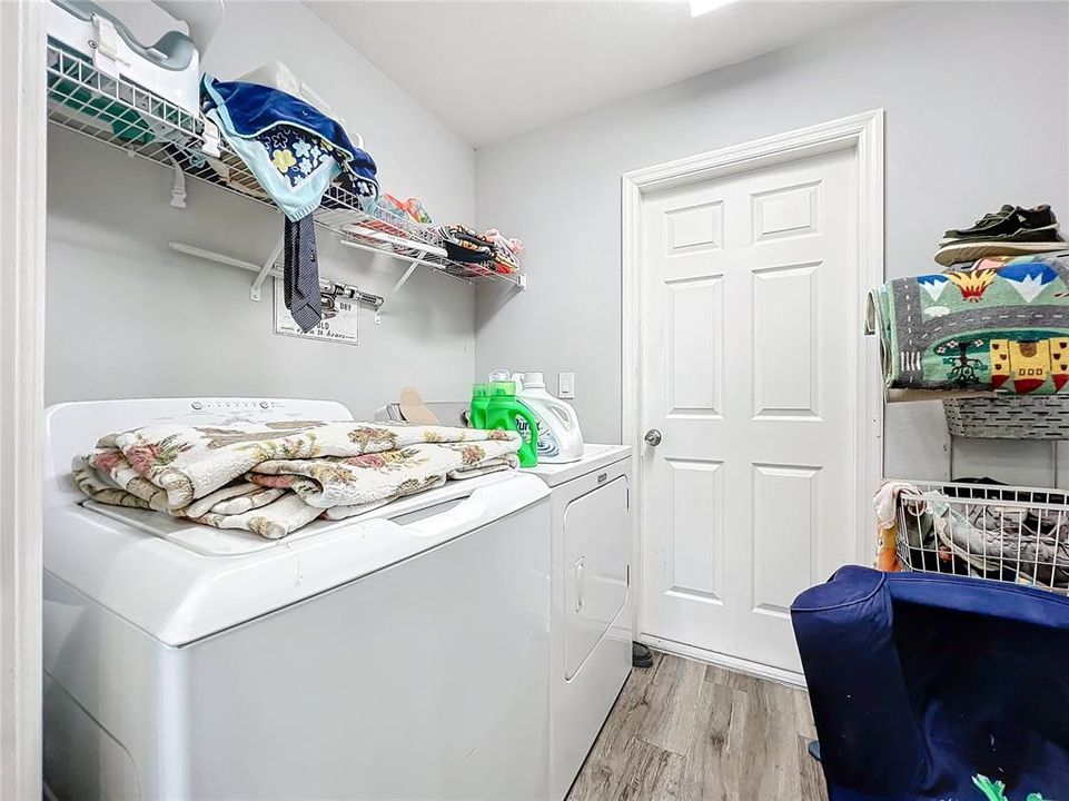 Indoor Laundry room.  Washer and Dryer do NOT convey