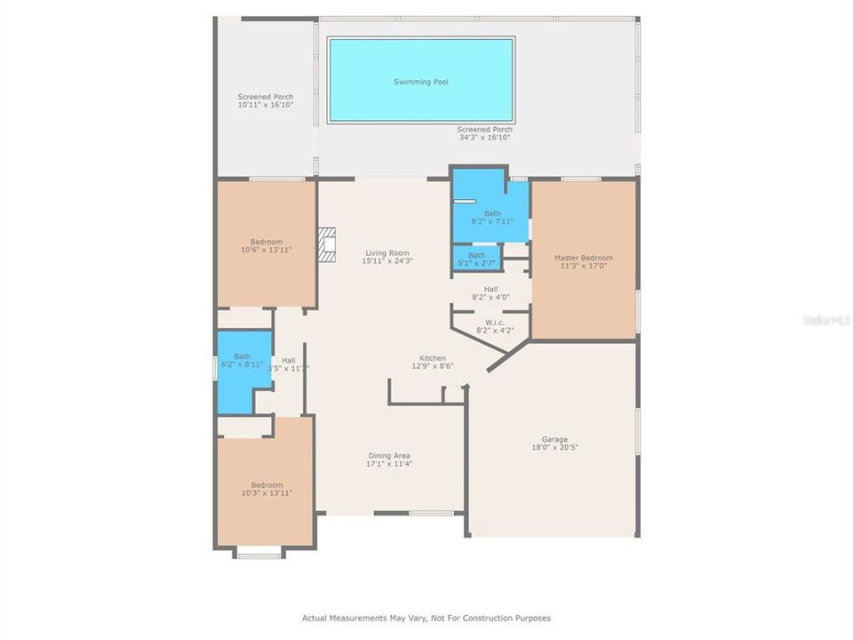 Active With Contract: $427,000 (3 beds, 2 baths, 1490 Square Feet)