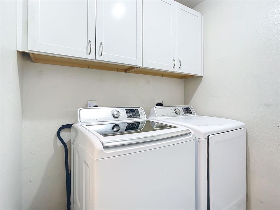 Laundry Room next to garage entrance