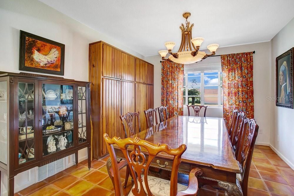 Formal Dining Room. Kitchen opened to Dining Room