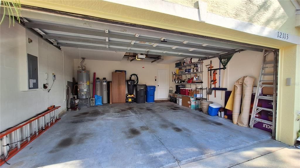 2 CAR GARAGE WITH OPENER