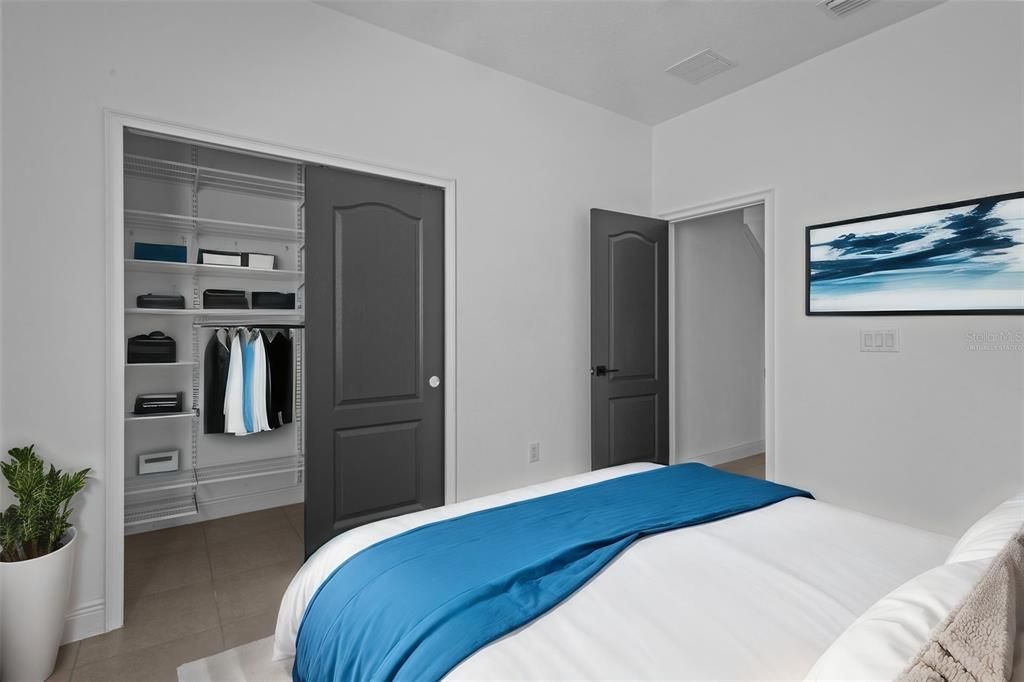 Virtually Staged Secondary Bedroom
