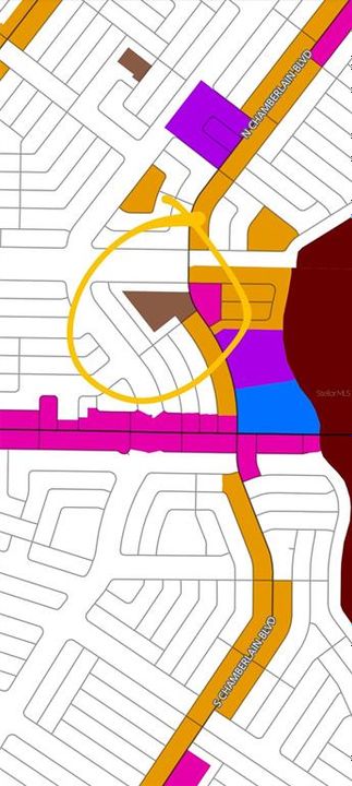 zoning map see triangle shape RM3