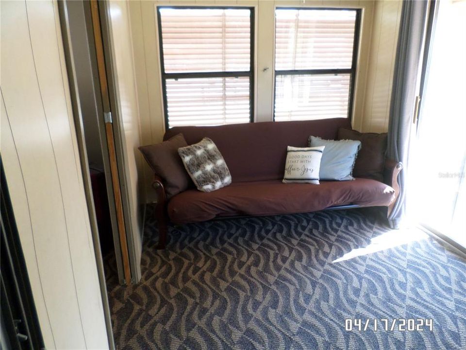 Extra room off Livingroom could be used as a 2nd bedroom