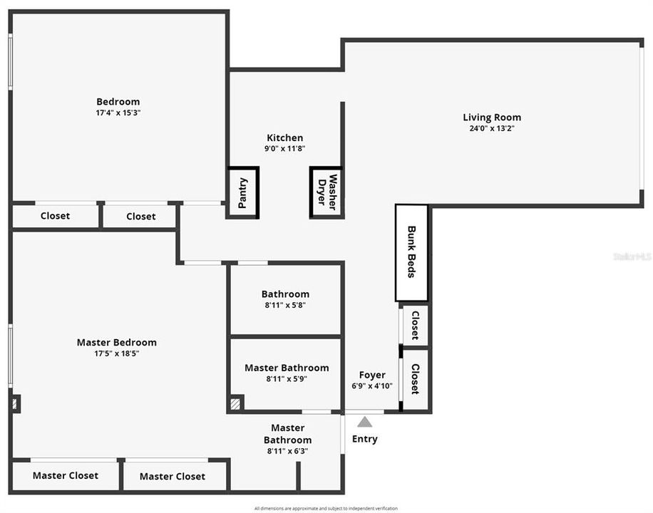 For Sale: $849,000 (2 beds, 2 baths, 1186 Square Feet)