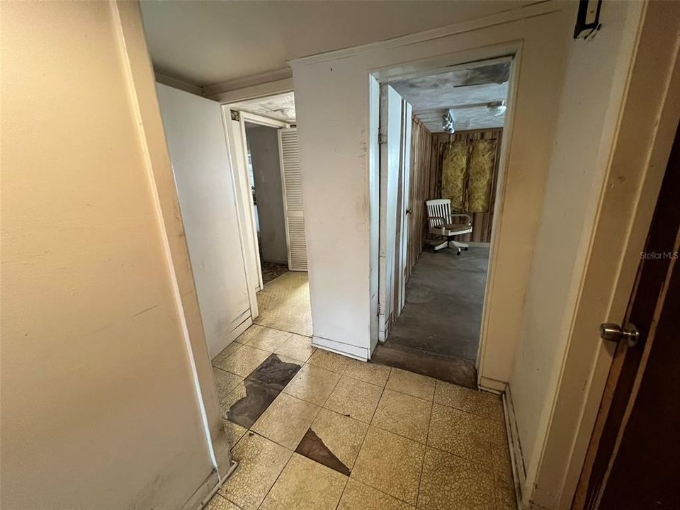 Hallway to Master Bedroom, Bathroom and Bedroom 3 (or Bonus Room)