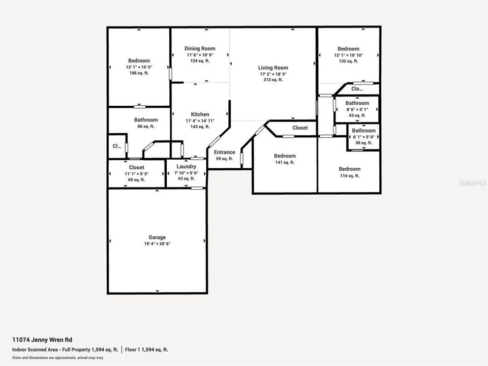 Active With Contract: $389,900 (3 beds, 2 baths, 1760 Square Feet)