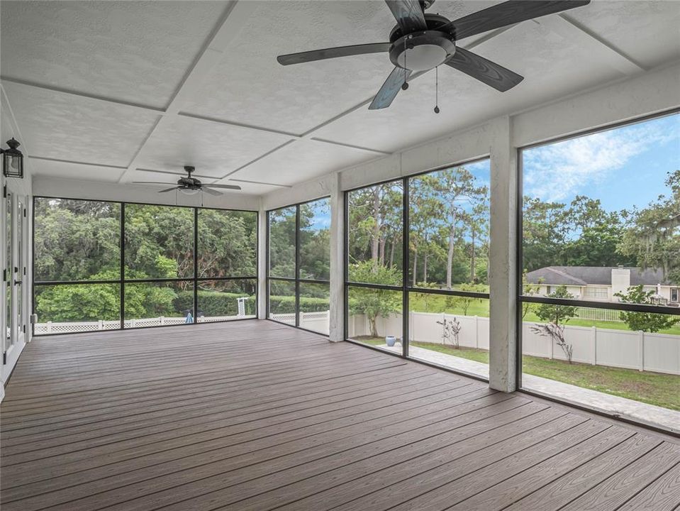 Primary Bedroom Private Screened in Porch