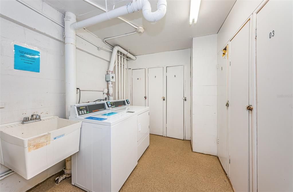 3rd Floor Laundry & Storage Room