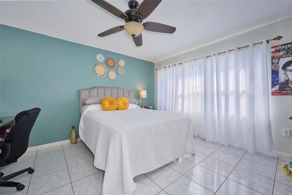 Master bedroom is spacious and comes with a full ensuite and walk-in closet