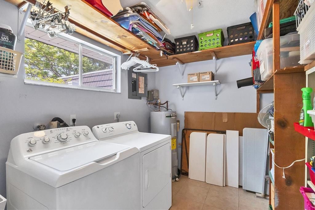 Huge laundry and utility room