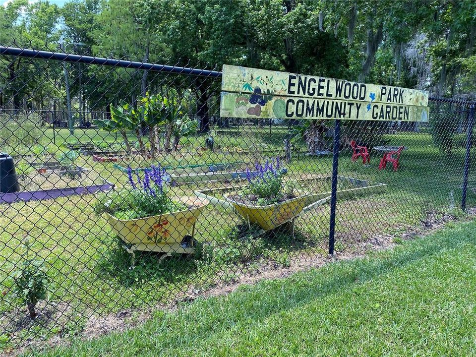 As well as a local community gardening space.