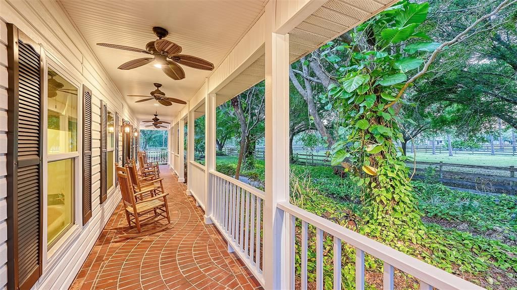 Sip a mint julep on this porch, and enjoy the peace and tranquility.
