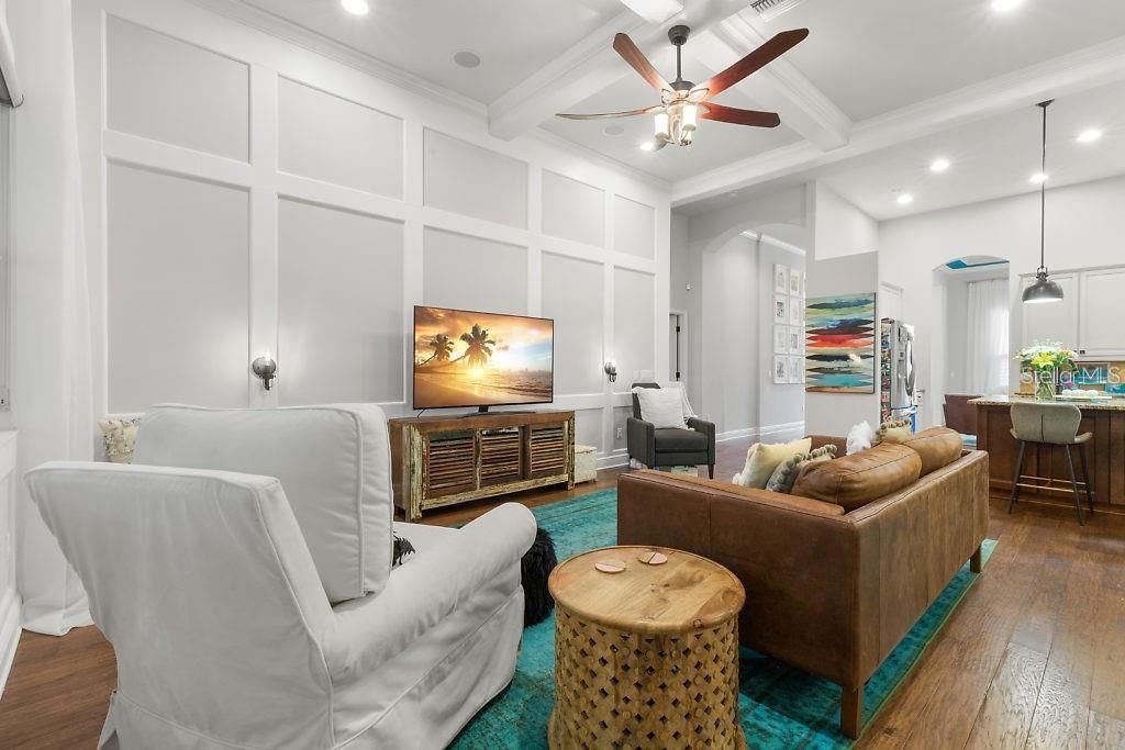 Family Room with View of Entry