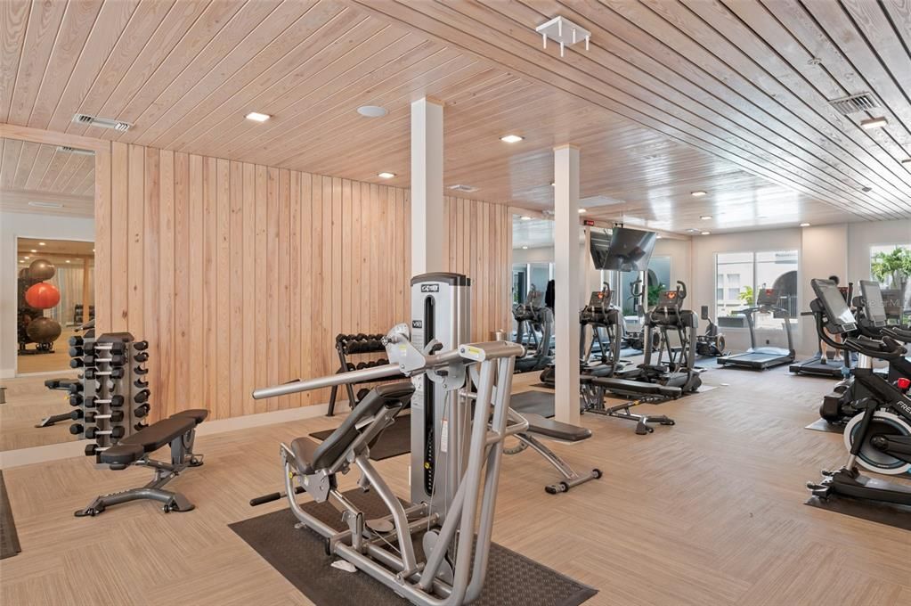 Grandview residents use this newly renovated gym found on Harbour Island's main street.