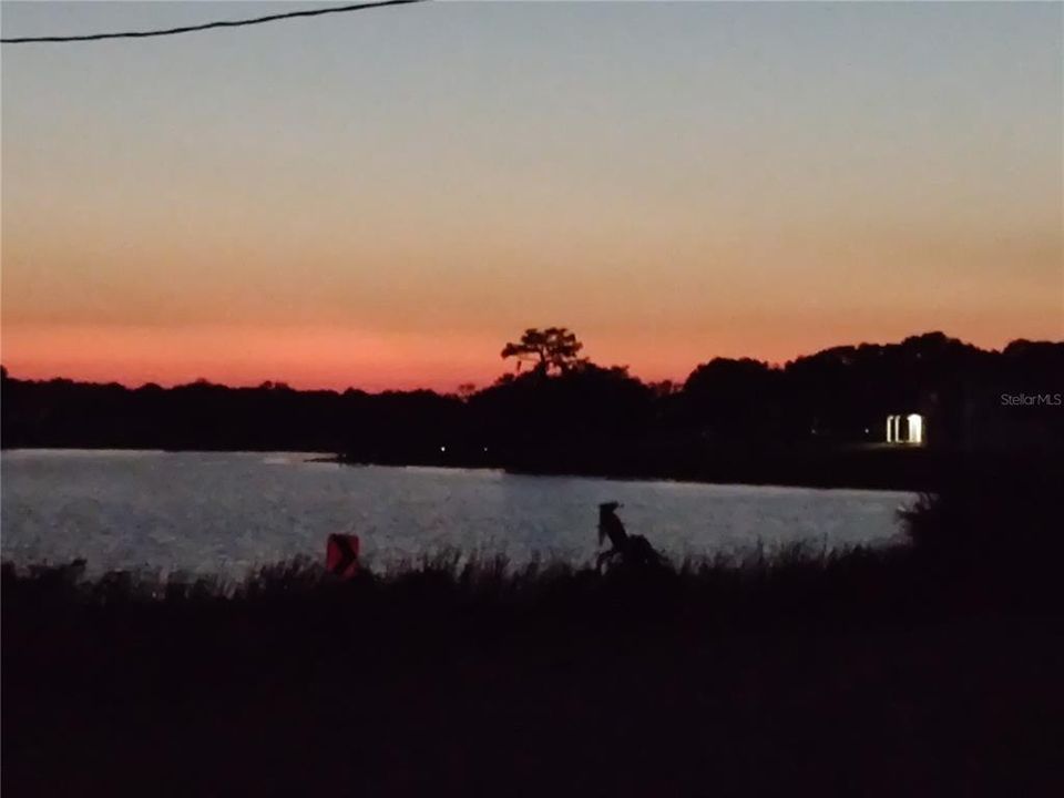 Sunset over Lake Owen