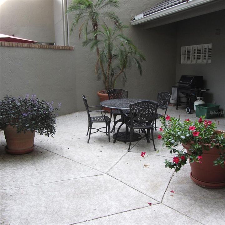 Private courtyard