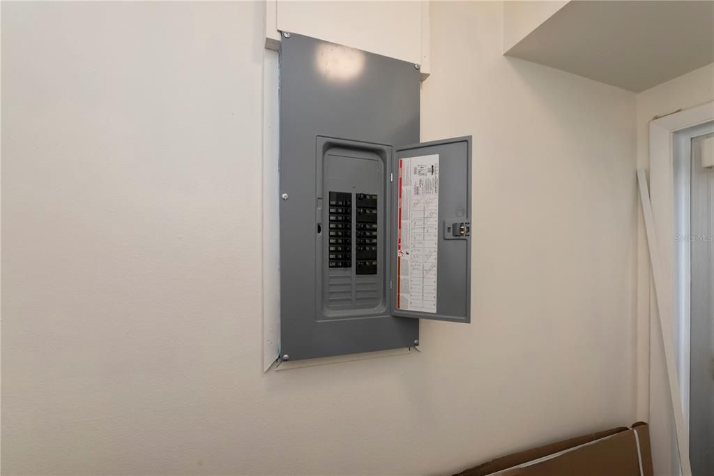 Electrical panels have been updated from original to meet current insurance regulations both are square D