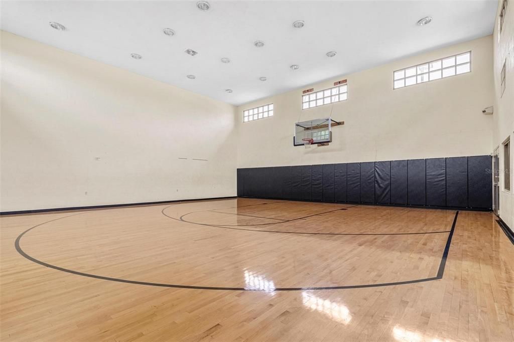 Community indoor basketball court