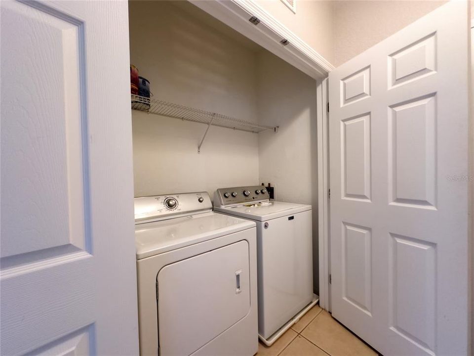 Laundry area-located in entrance hall