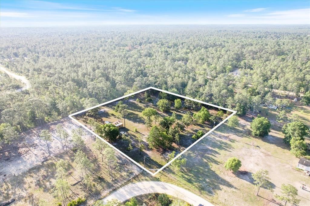 2.52 Acres..Zoned for Site Built or Mobile Home!