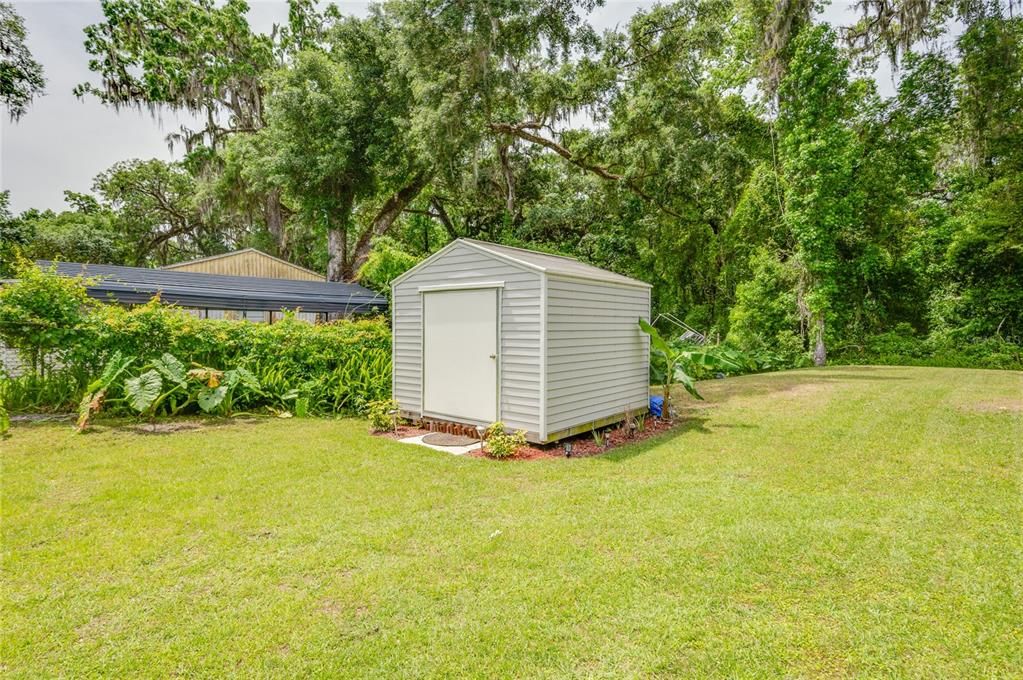 Storage Shed for your  tools and landscaping appliances
