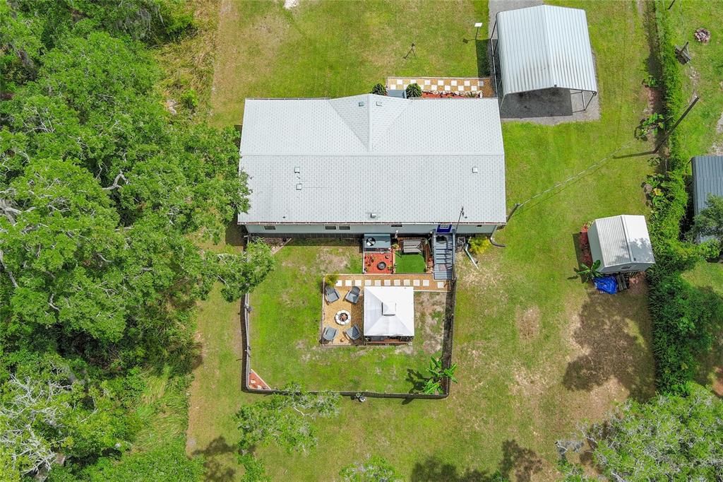 Aerial View of the home