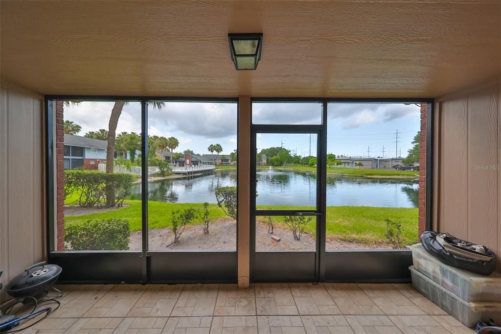 Back Patio w/ Pond View