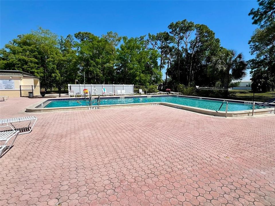 Huge Pool Deck