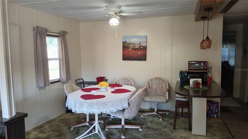 View of Dining from Living Room